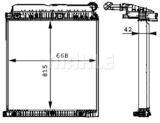 WATERRADIATOR MK, ATEGO 1, AXOR 1, AXOR 2